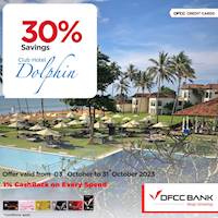 Enjoy 30% savings at Club Hotel Dolphin with DFCC Credit Cards!