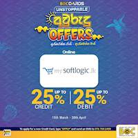 Up to 25% off BOC Cards for this festive season at mysoftlogic.lk