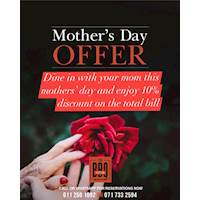 Celebrate Mother's day at BBQ Station and enjoy 10% discount on the total bill value !!!