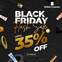 Up to 35% BLACK FRIDAY Offers at British Costmetics