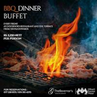 BBQ Dinner Buffet at Mount Lavinia Hotel