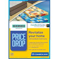 Revitalize your home at DAMRO with ComBank Credit Cards