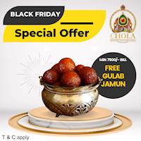 Black Friday Special Offer at Chola Authentic Indian Restaurant, One Galle Face Mall