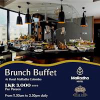 Brunch Buffet at Hotel MaRadha Colombo