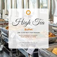 High tea buffet at Mandarina Colombo