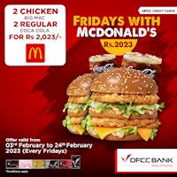 Fridays at McDonald's with DFCC Credit Cards