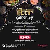 Iftar gathering at Ramada Colombo