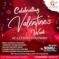 Valentines week at Cuisine Colombo