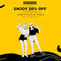 Enjoy 20% off at The Commons Coffee House