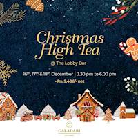 Christmas High Tea at the Lobby Bar, Galadari Colombo