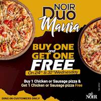 Buy one and Get one free at Cafe Noir