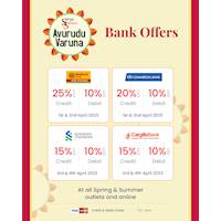 Spring & Summer Avurudu Varuna Bank Offers