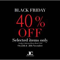 40% Off on Selected Items only at Leather Collection