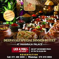 Maharaja Palace Deepavali Special Dinner Buffet!