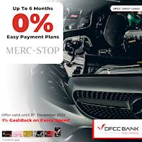 Enjoy up to 6 months 0% Easy Payment Plans at Merc-Stop with DFCC Credit Cards!