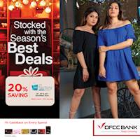 Enjoy 20% savings at The Factory Outlet with DFCC Credit Cards
