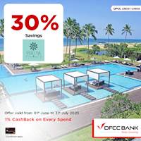 Enjoy 30% savings at Suriya Resort with DFCC World Mastercard Credit Cards!