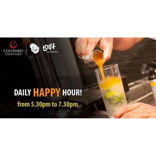 Happy Hour at LOFT LOUNGE BAR everyday