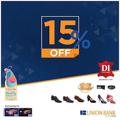 Get up to 15% OFF on DI Leather products exclusively for Union Bank Debit Cardholders 