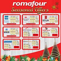 Seasonal Bank Credit & Debit Card Offers at Romafour