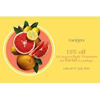 15% Off on The Seasonal Body Treatment and Facial as a package at Sothys Sri Lanka