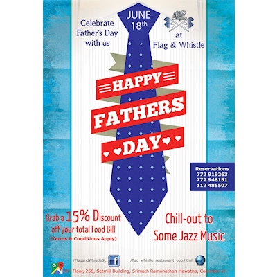 Celebrate this Father's Day with FLAG and WHISTLE 