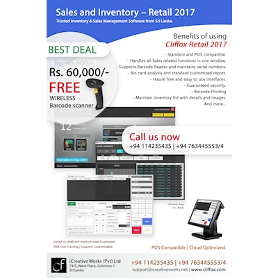 Get the Best Deal for your Sales & Inventory Management for a Smarter Business only from Cliffox
