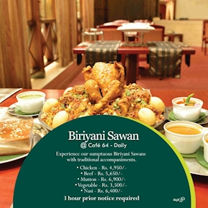 Biriyani Sawan at Cafe 64