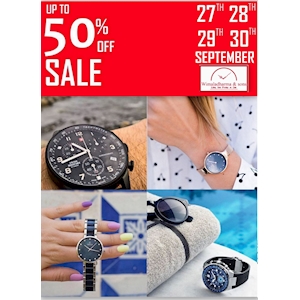 Upto 50% Off on International Brand Watches from Wimaladharma and Sons