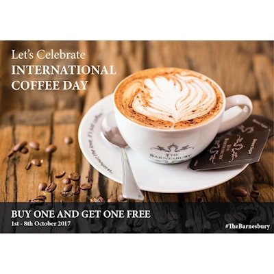 Let's Celebrate the International Coffee Day with Barnesbury 