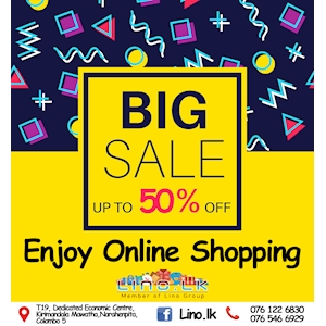 Big Sale for Upto 50% Off from Lino.lk