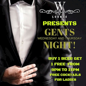Gents Night at W Lounge