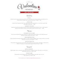  Special Valentine's Weekend menu at Asylum
