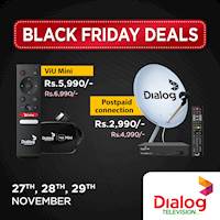 Dialog Television BLACK FRIDAY DEALS with amazing discounts! 