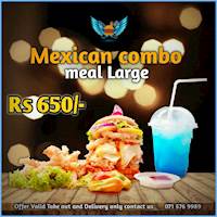 Mexican Combo meal large for Rs. 650 at Burger House SL