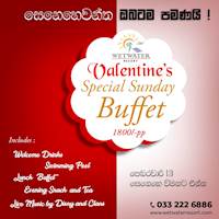 Special Valentine’s Sunday Buffet at Wet Water Resort