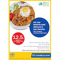 Favourite meal delivered to your doorstep from River Green Family Resort with ComBank Credit and Debit Cards