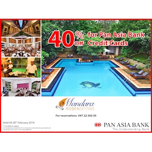 40% Off at Mandara Rosen for Pan Asia Credit Cardholders