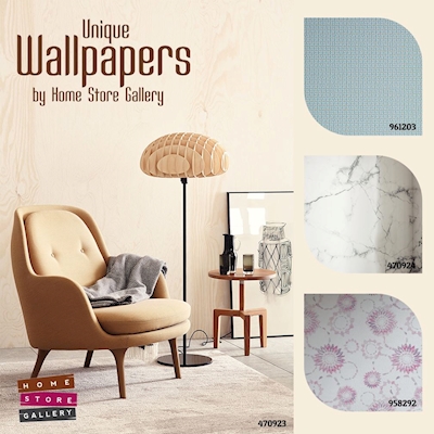 Decorate your House now with an Unique Wallpapers by HOME STORE GALLERY 