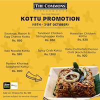KOTTU PROMOTION at The Commons Coffee House