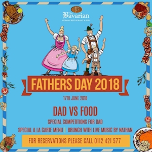 Special Brunch for your Dad at The Bavarian German Restaurant