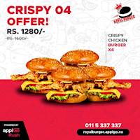 Crispy 04 offer at Royal Burger