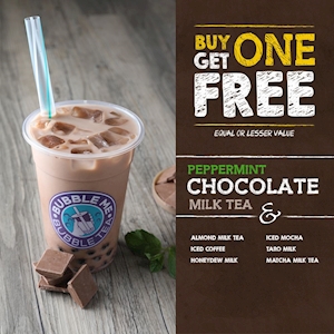 Buy One Get One Free Is Back at Bubble Me Bubble Tea