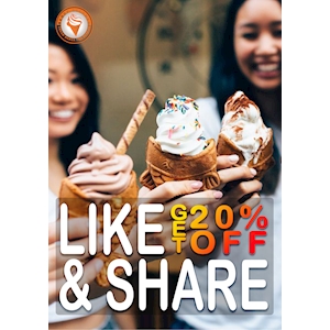 Like & Share the Scoop Colombo facebook page and get 20% Off on your purchase.