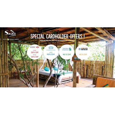 Come with your Credit Cards and Enjoy Special Offers at SARAII VILLAGE 