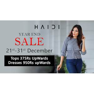Year End Sale at Haidi
