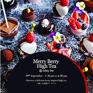 Merry Berry High Tea at Lobby Bar