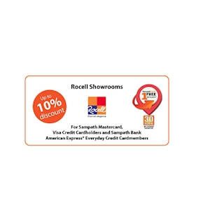 Up to 10% Off at Rocell for Sampath Cardholders