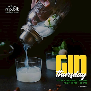 Gin Thursday at Re.pub.lk