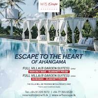 Rs 55,000 per night for the whole villa